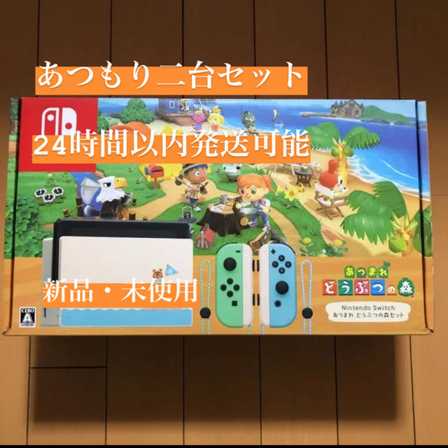 2台セット Switch 任天堂スイッチ 本体 ニンテンドウ どうぶつの森セット