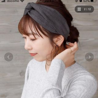 ANEMONE 痛くなりにくいバックワイヤーターバン(ヘアバンド)