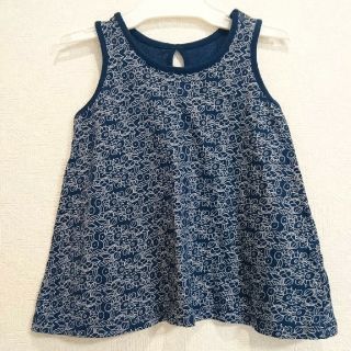 ユニクロ(UNIQLO)の100cm☆ユニクロ☆チュニックワンピース(Tシャツ/カットソー)