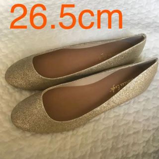 ザラ(ZARA)のモデルサイズレディース靴26.5cmフラットシューズバレエシューズ大きいサイズ靴(バレエシューズ)