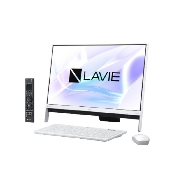 NEC(エヌイーシー)の美品★NEC PC-DA700HAW LAVIE Desk All-in-one スマホ/家電/カメラのPC/タブレット(デスクトップ型PC)の商品写真