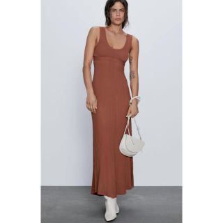 ザラ(ZARA)の【タグ付新品】Zara 今期ワンピース (ロングワンピース/マキシワンピース)