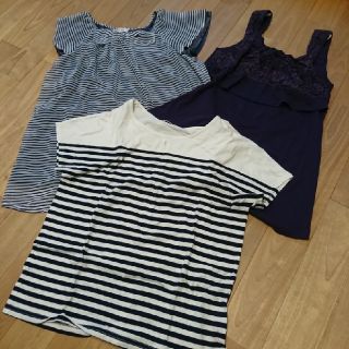 ミルフェルム(mille ferme)の授乳服 トップス3枚セット(マタニティトップス)