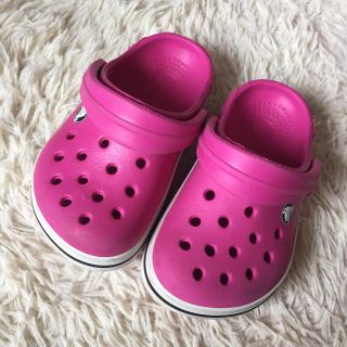 クロックス(crocs)のクロックス ピンク 13センチ(サンダル)