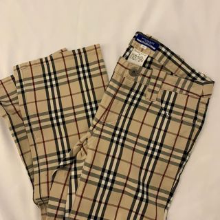 バーバリー(BURBERRY)のBurberry バーバリー ノバチェック パンツ フレアパンツ(デニム/ジーンズ)