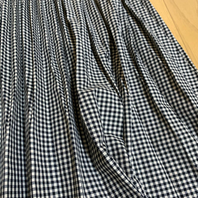CUBE SUGAR(キューブシュガー)のARGOSGARDEN ギンガムチェックロンスカ レディースのスカート(ロングスカート)の商品写真