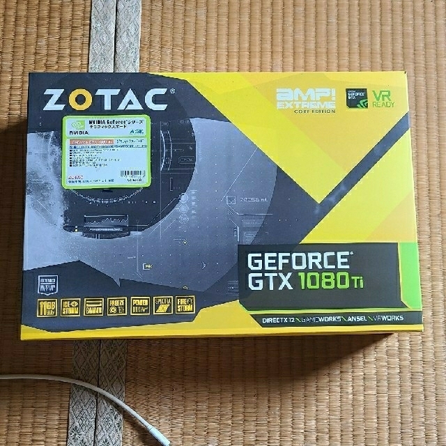 PC/タブレットzotac 1080ti amp extreme core edtion