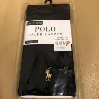 ポロラルフローレン(POLO RALPH LAUREN)の初出品　新品　女性　ポロラルフローレン　7分丈黒レギンス　L〜LL寸　日本製(レギンス/スパッツ)