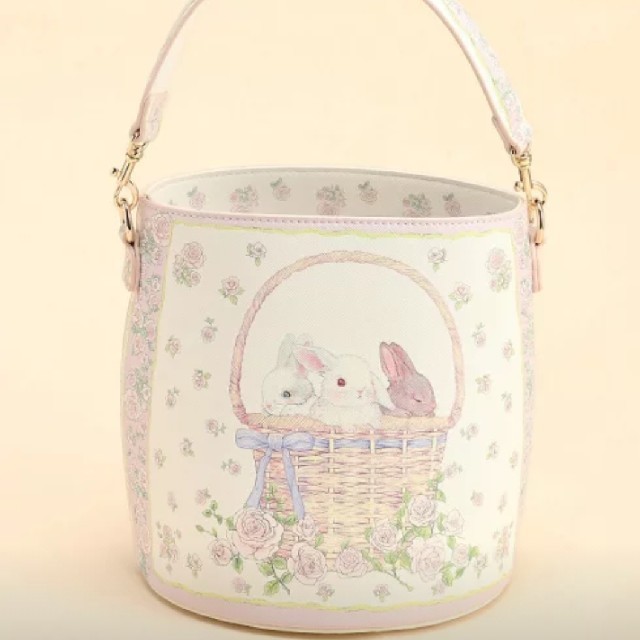 franche lippee(フランシュリッペ)の新品未使用フランシュリッペ バスケットうさぎバッグ franche lippee レディースのバッグ(ショルダーバッグ)の商品写真