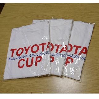 トヨタ(トヨタ)のトヨタ カップ TOYOTA CUP 白 Tシャツ 3枚セット(Tシャツ/カットソー(半袖/袖なし))