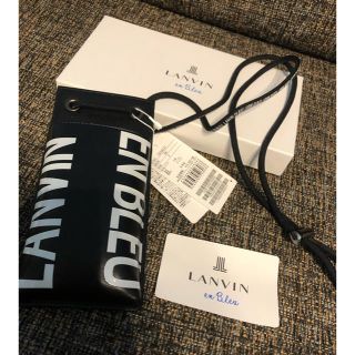 ランバンオンブルー(LANVIN en Bleu)の新品 LANVIN ランバン モバイルケース(その他)