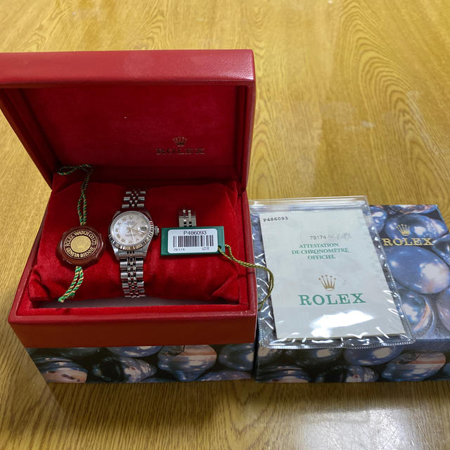 ROLEX(ロレックス)のaachan様専用ROLEX ロレックス デイトジャスト　ピンクシェル レディースのファッション小物(腕時計)の商品写真