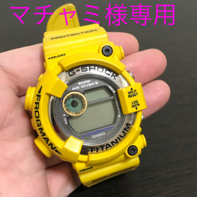 G-SHOCK - G-Shock FROGMAN DW-8200 AC 黄色 フロッグマンの通販 by ...