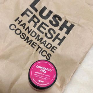 ラッシュ(LUSH)のLUSHリップスクラブ　cranberry(リップケア/リップクリーム)