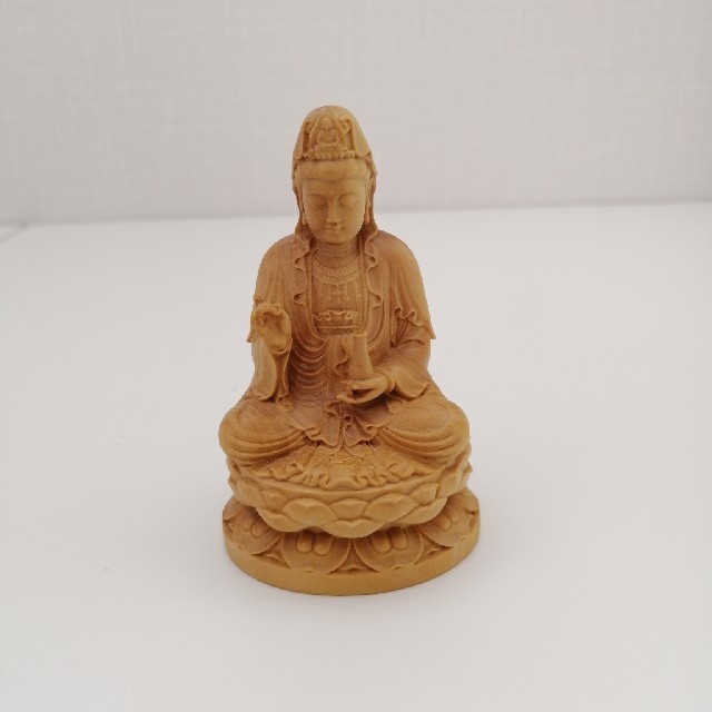 8cm　仏像　木彫り　置物