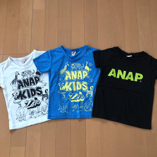 アナップキッズ(ANAP Kids)のANAP KIDS Ｔシャツ 3枚セット サイズ110(Tシャツ/カットソー)