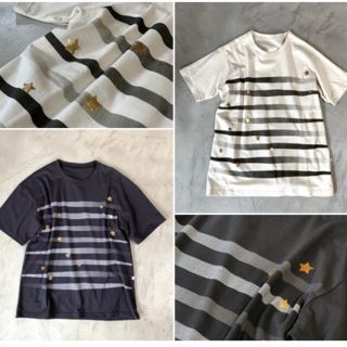 アズノウアズ(AS KNOW AS)の新品★アズノウアズ★星とグラデボーダーＴ★エクリュ(Tシャツ(半袖/袖なし))