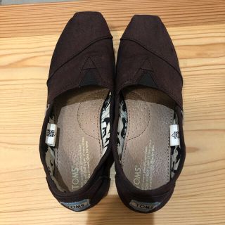 トムズ(TOMS)のトムス　TOMS スリッポン　ブラック　サイズ7(スリッポン/モカシン)