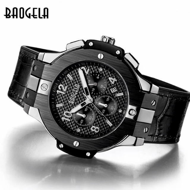 baogera メンズ クロノグラフ  クォーツ腕時計　bmk123