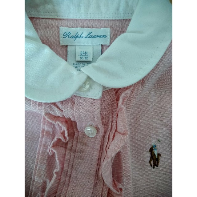 Ralph Lauren(ラルフローレン)の美品　ラルフローレンワンピース90 キッズ/ベビー/マタニティのキッズ服女の子用(90cm~)(ワンピース)の商品写真