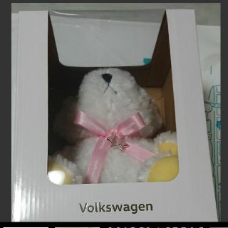 フォルクスワーゲン(Volkswagen)のフォルクスワーゲン　VW テディベア　ピンク　ぬいぐるみ　くま(ぬいぐるみ)