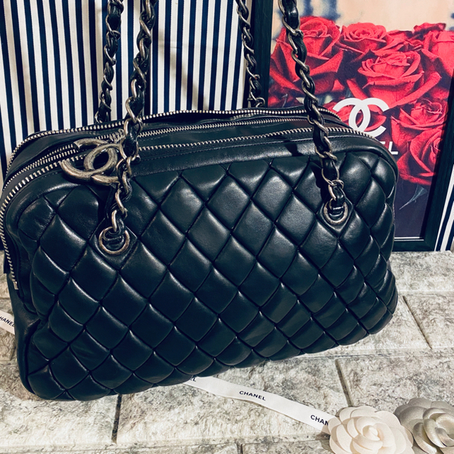 フェンディ【CHANEL✨レア＆極美品✨ハンドバッグ ミニボストン 黒】