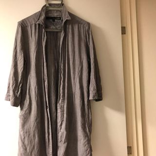 シュリセル(SCHLUSSEL)のSCHLUSSELシワロングシャツ7分丈袖(シャツ)