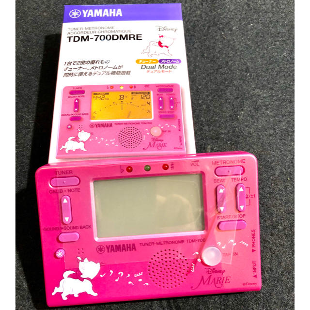 定番 ヤマハのチューナー・メトロノームTDM700ディズニーモデル