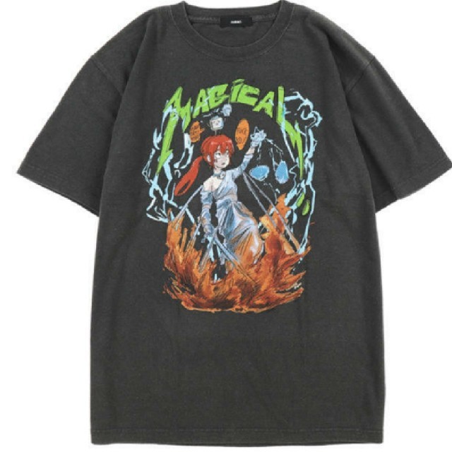 Nubian×Jun Inagawa MAGICAL TEE 黒Lサイズ 使い勝手の良い vivacf.net
