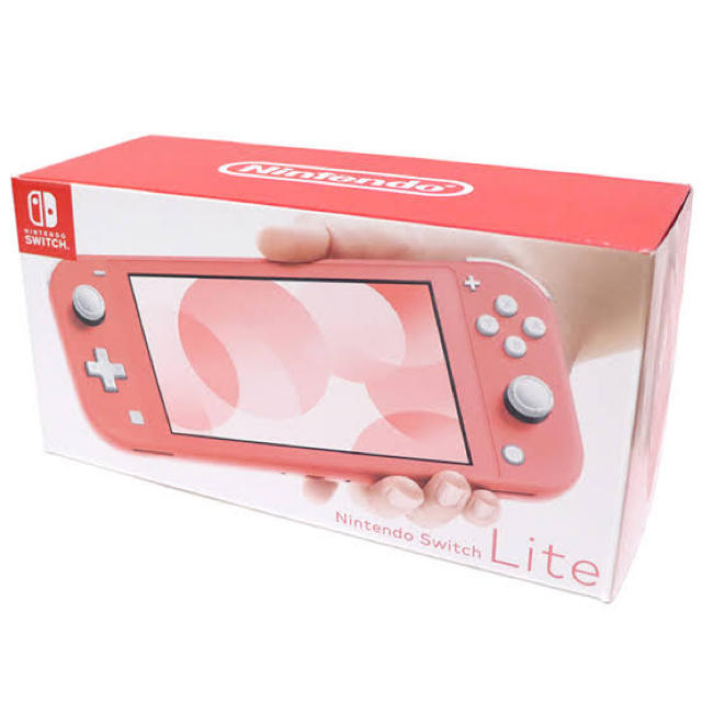 Nintendo switch ライト コーラルピンク