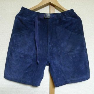 ノンネイティブ(nonnative)のnonnative HIKER EASY SHORTS スウェードレザーショツ(ショートパンツ)