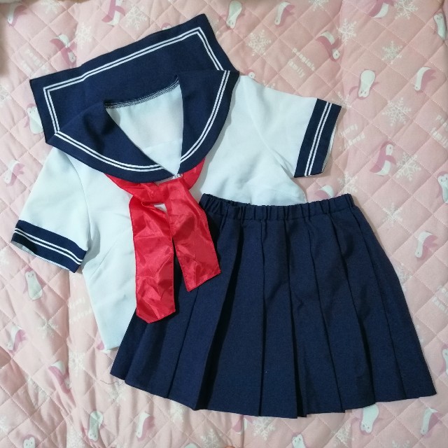 セーラー服　コスプレ　学生服　JK エンタメ/ホビーのコスプレ(衣装)の商品写真