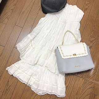 ダズリン(dazzlin)のRealAlice専用#dazzlin白オールインワン&アース黒レースワンピース(オールインワン)