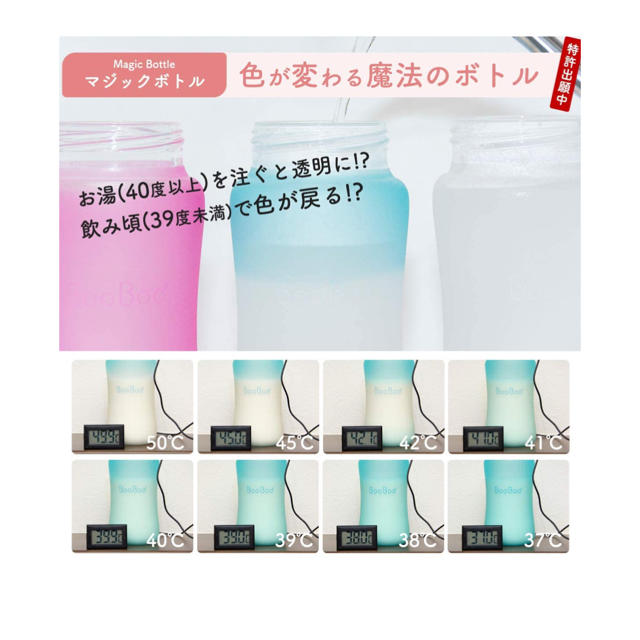 新品未使用　マジックベイビー哺乳瓶　ブルー キッズ/ベビー/マタニティの授乳/お食事用品(哺乳ビン)の商品写真
