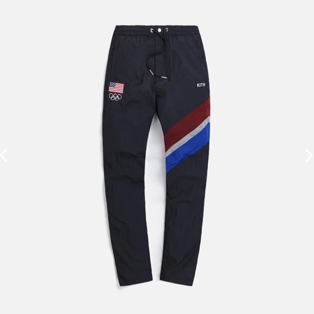 KITH USA TRACK PANT  BLACK  トラックパンツ