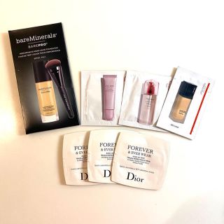 サンプル dior ベアミネラル 資生堂 ベース ファンデーション 化粧水など(サンプル/トライアルキット)