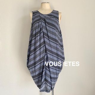 ヴゼット(VOUS ETES)のVOUS ETES コクーン ワンピース(ひざ丈ワンピース)