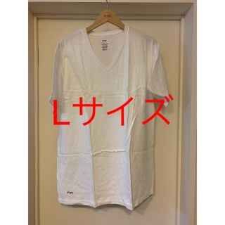 ダブルタップス(W)taps)のwtaps 17aw skivvies Vネック Tシャツ Lサイズ 白(Tシャツ/カットソー(半袖/袖なし))