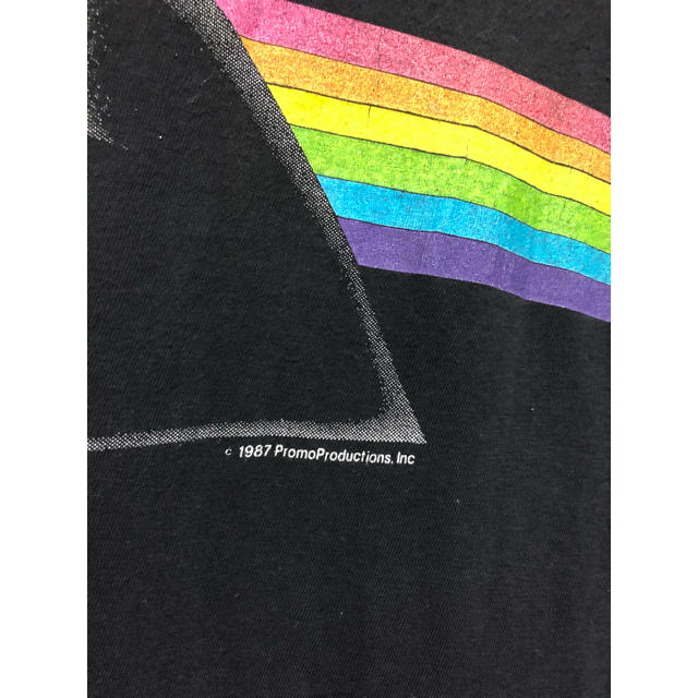 80s PINK FLOYD World tour tee コピーライト付 黒