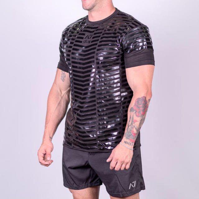 A7 ステルス 2019ストロングマン バーグリップTシャツ Mサイズ スポーツ/アウトドアのトレーニング/エクササイズ(トレーニング用品)の商品写真