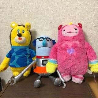 エヌティティドコモ(NTTdocomo)の新品  星プロ  SLサイズ  ぬいぐるみ  3点セット  星野源(ぬいぐるみ)