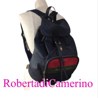 美品　ロベルタ リュック 黒　ブラック　ROBERTA DI CAMERINO