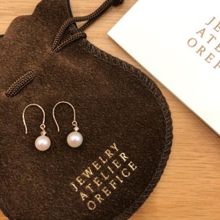 ミキモト(MIKIMOTO)のmiy様専用★オレフィーチェ　アコヤパールピアス&ネックレス(ピアス)