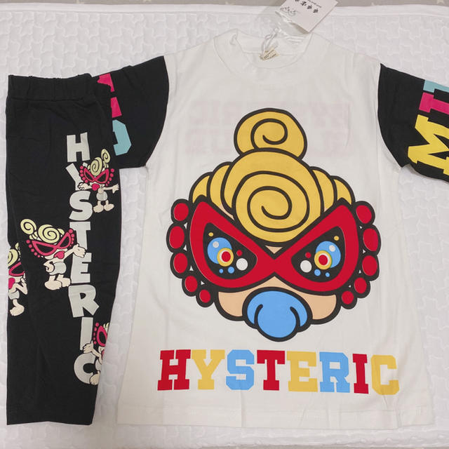 HYSTERIC MINI(ヒステリックミニ)のヒステリックミニ セットアップ BIG Tシャツ 100cm キッズ/ベビー/マタニティのキッズ服女の子用(90cm~)(Tシャツ/カットソー)の商品写真