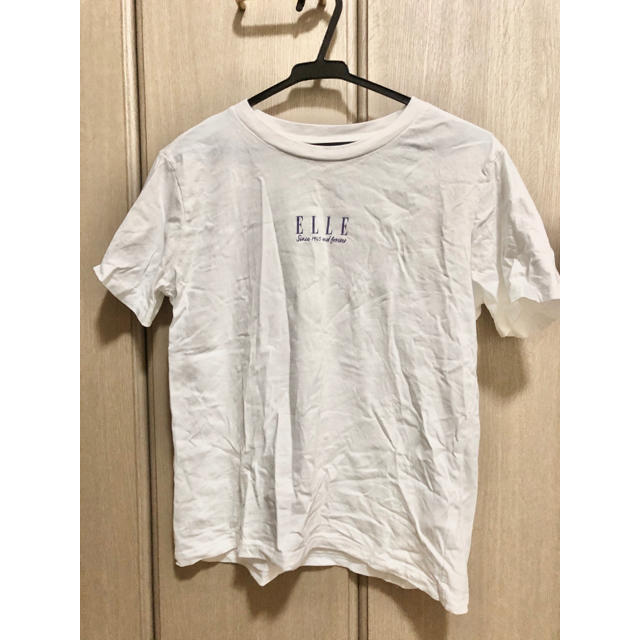 GU(ジーユー)のGU ELLE Tシャツ レディースのトップス(Tシャツ(半袖/袖なし))の商品写真