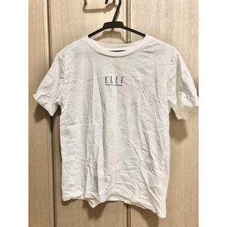 ジーユー(GU)のGU ELLE Tシャツ(Tシャツ(半袖/袖なし))