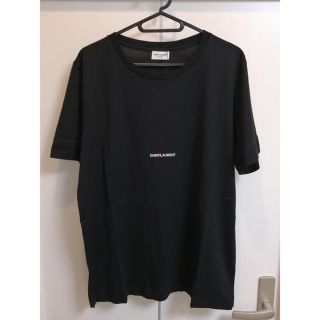 サンローラン(Saint Laurent)の20SS【新品】SAINT LAURENT サンローラン ロゴＴシャツ L 黒(Tシャツ/カットソー(半袖/袖なし))