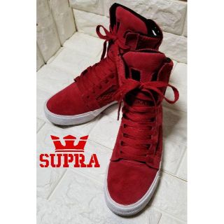 スープラ(SUPRA)の✿SUPRA✿ SKY TOP 23.0m RED×WHITE(スニーカー)