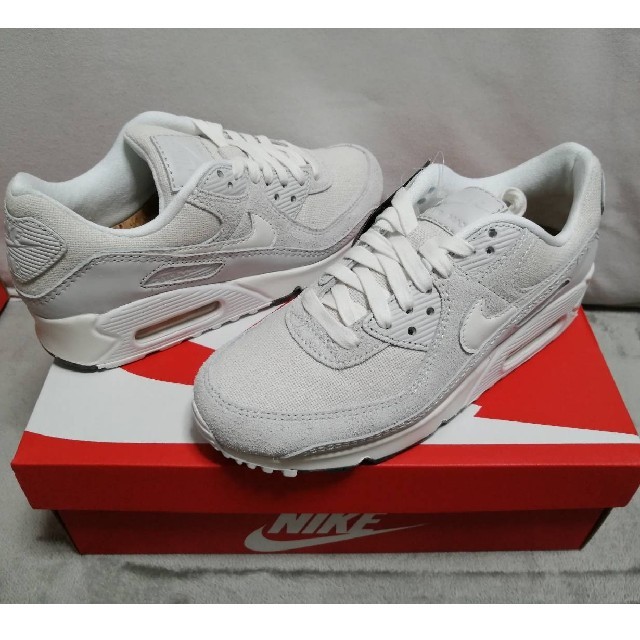 エアフォース1☆NIKE AIRMAX90 エアマックス90 ホワイト ユニセックス 24cm