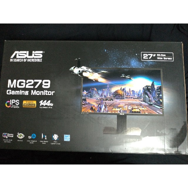 ASUS MG279Q IPS 144hz ゲーミングモニター